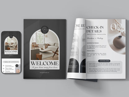 Elegant Urban Chic Welcome Book Template