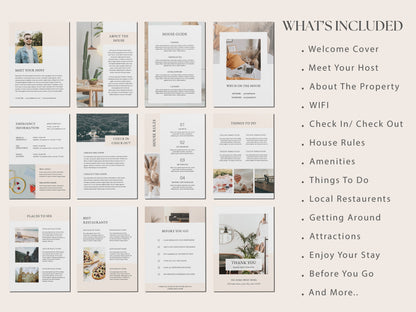 Boho Bliss Handbook Template