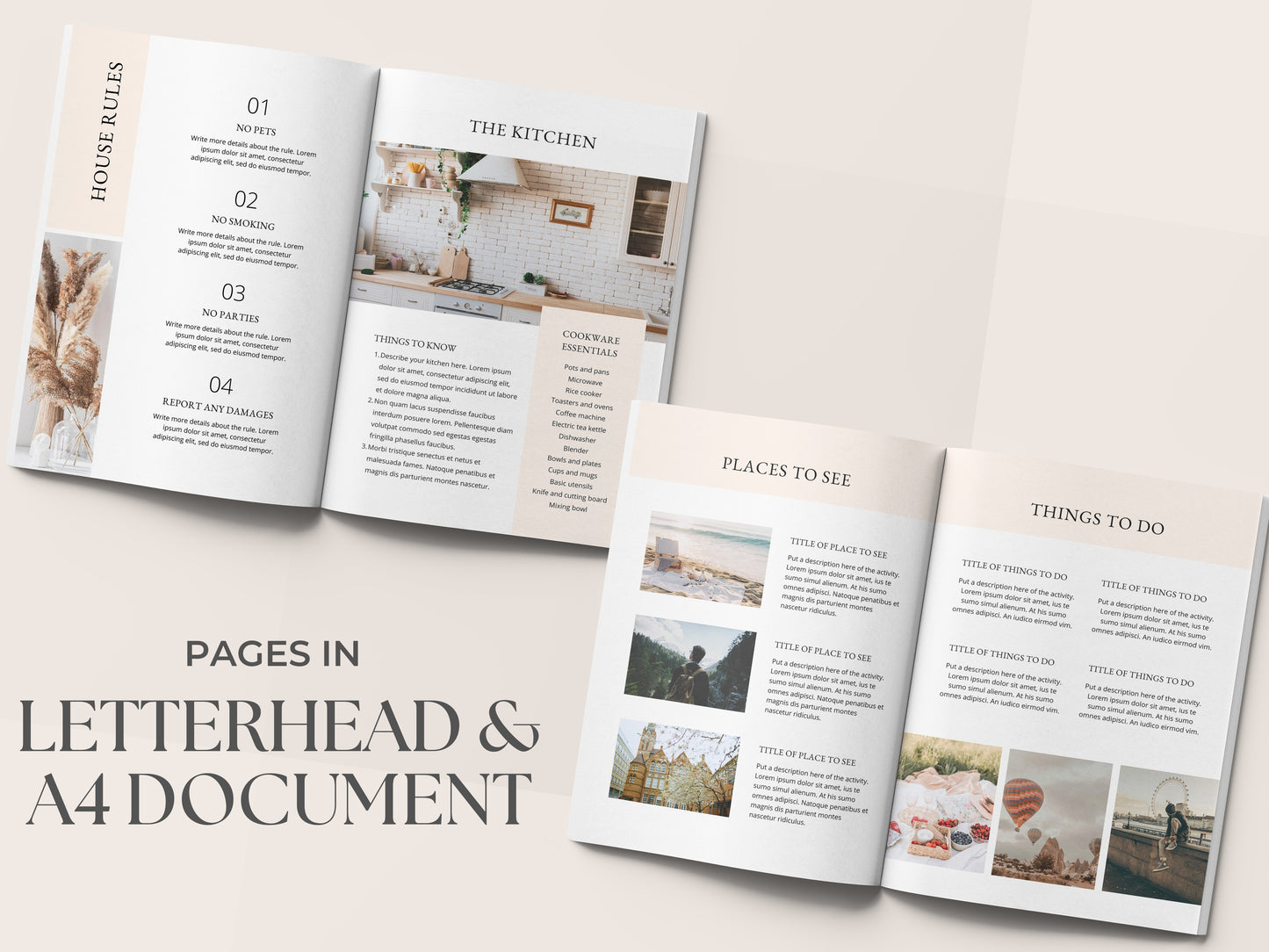 Boho Bliss Handbook Template