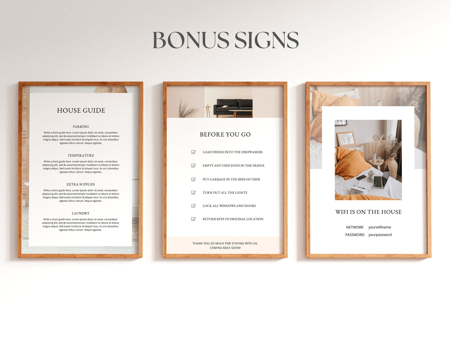 Boho Bliss Handbook Template