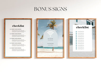 Ocean Breeze Sign Templates