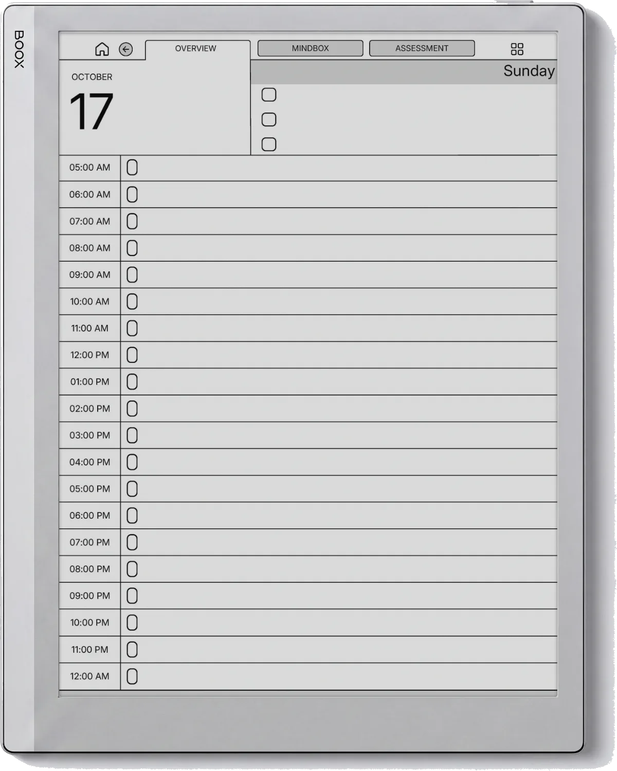 Daily Planner Boox Go 10.3 page 4