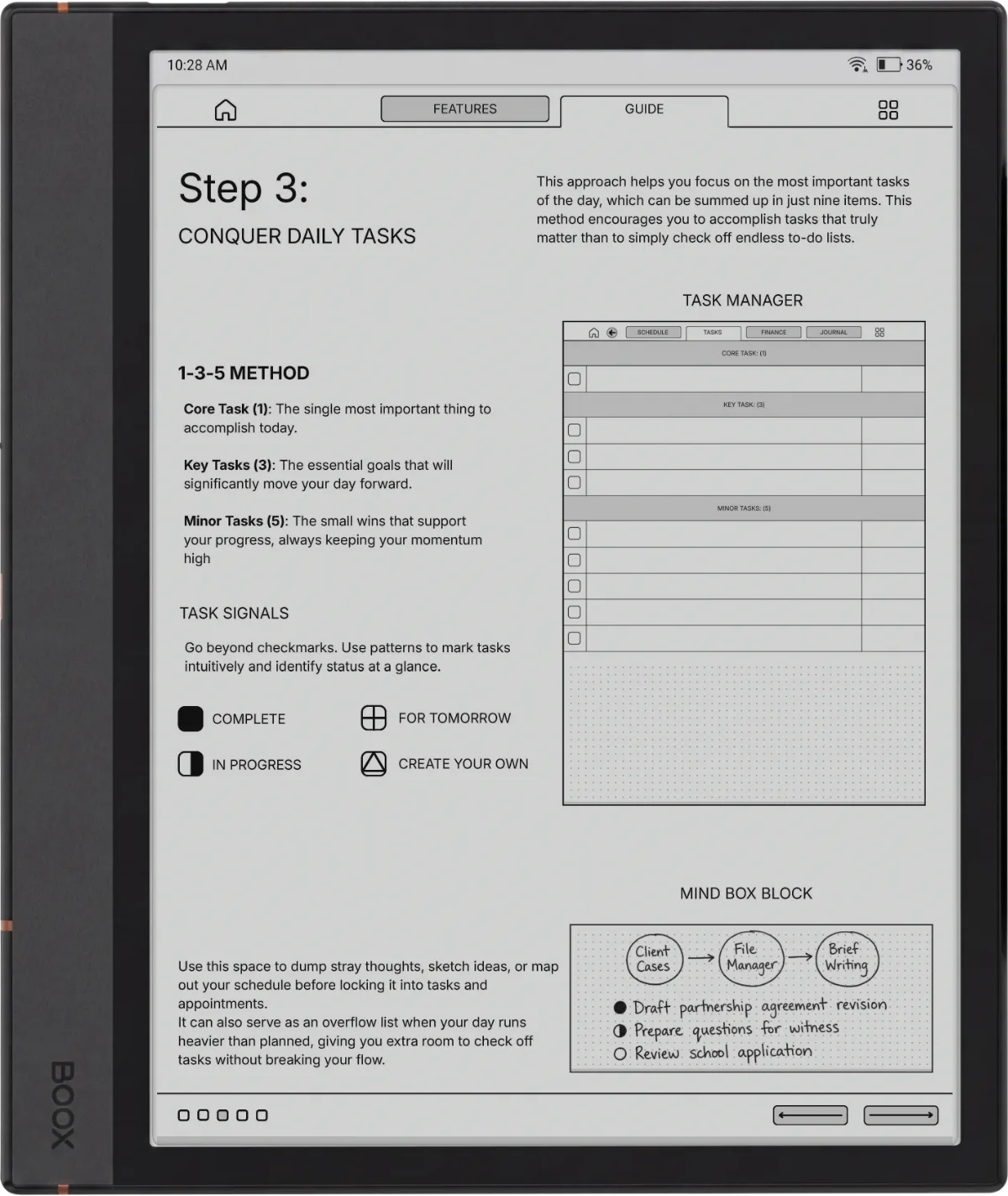 Daybook Boox Go 10.3 page 1
