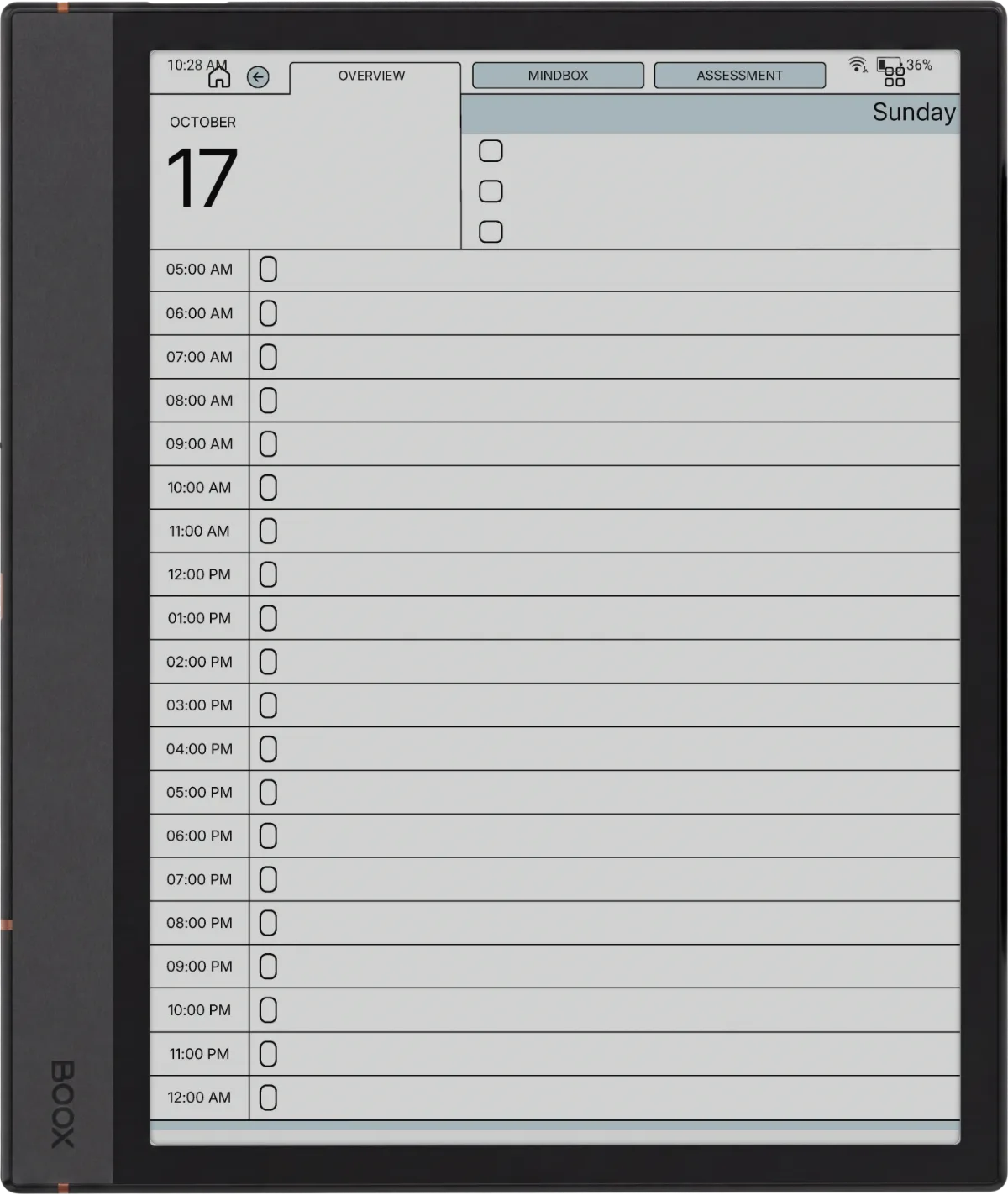 Daily Planner Boox Note Air4 C page 4