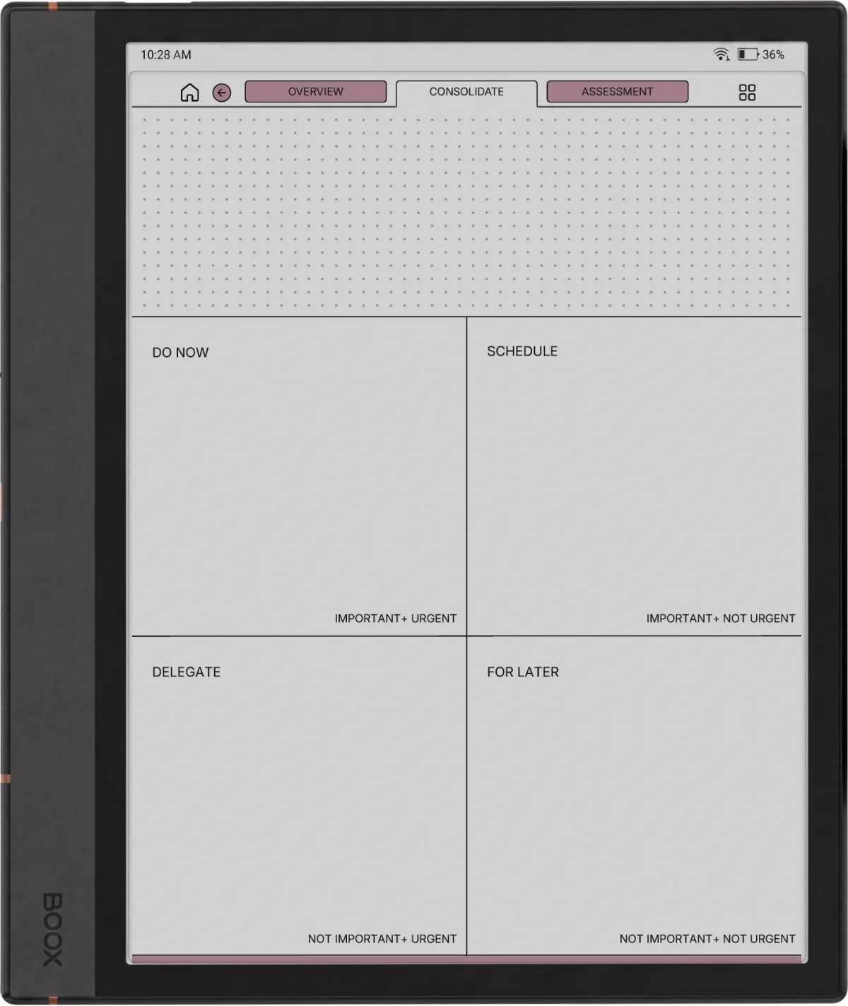 Daily Planner Boox Note Air4 C page 6