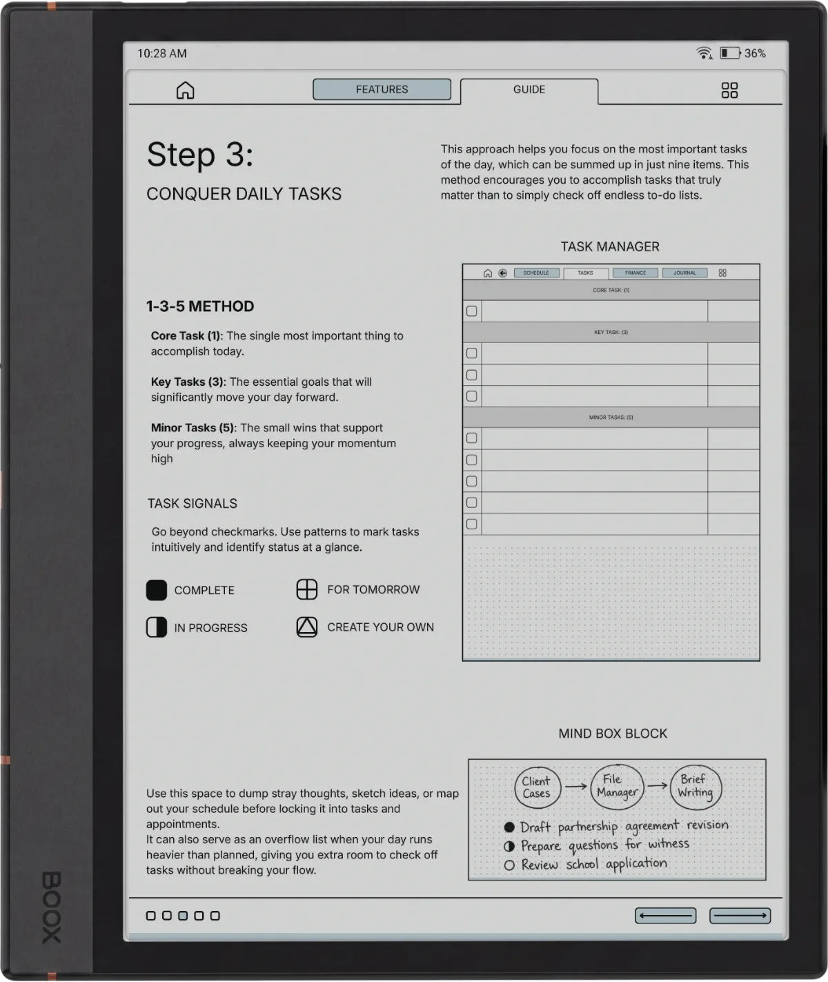Daybook Boox Note Air4 C page 1