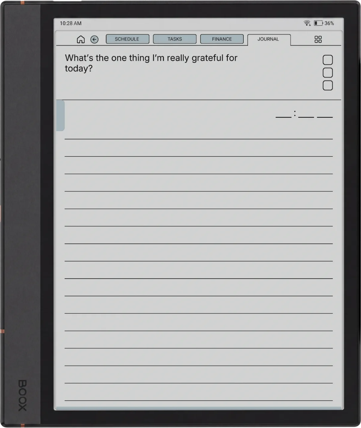 Boox Note Air 4C Daybook Planner The Daybook page 6