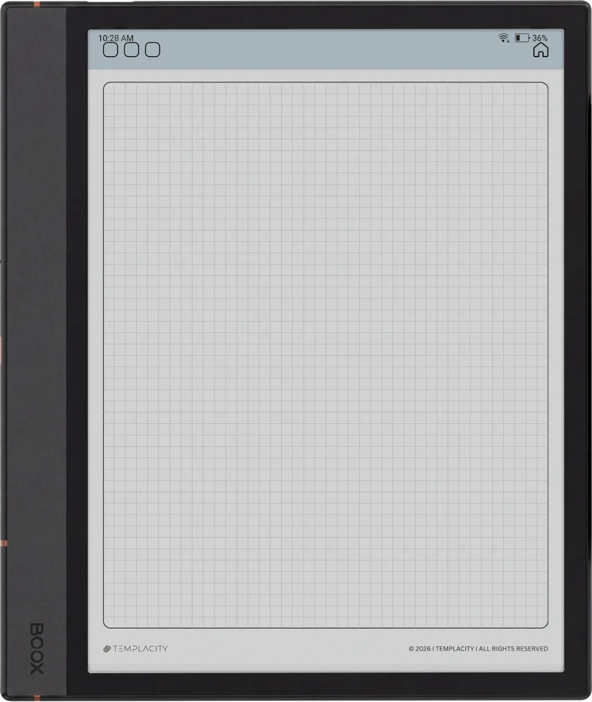 Grid Notes — Boox Note Air4 C