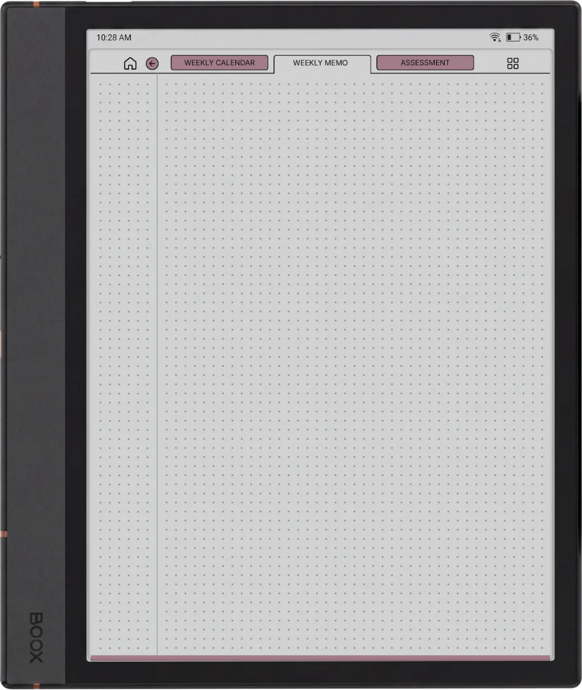 Weekly Planner Boox Note Air4 C page 4