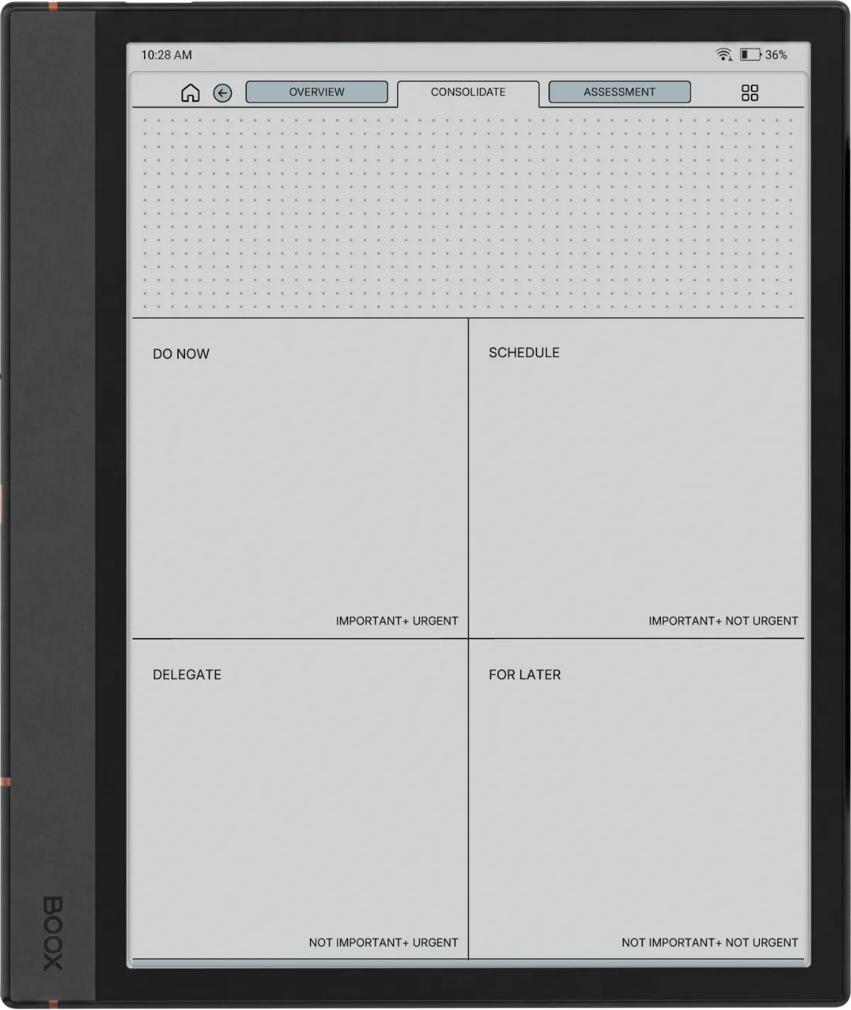 Boox Note Max Daily Planner The Daily Planner page 6