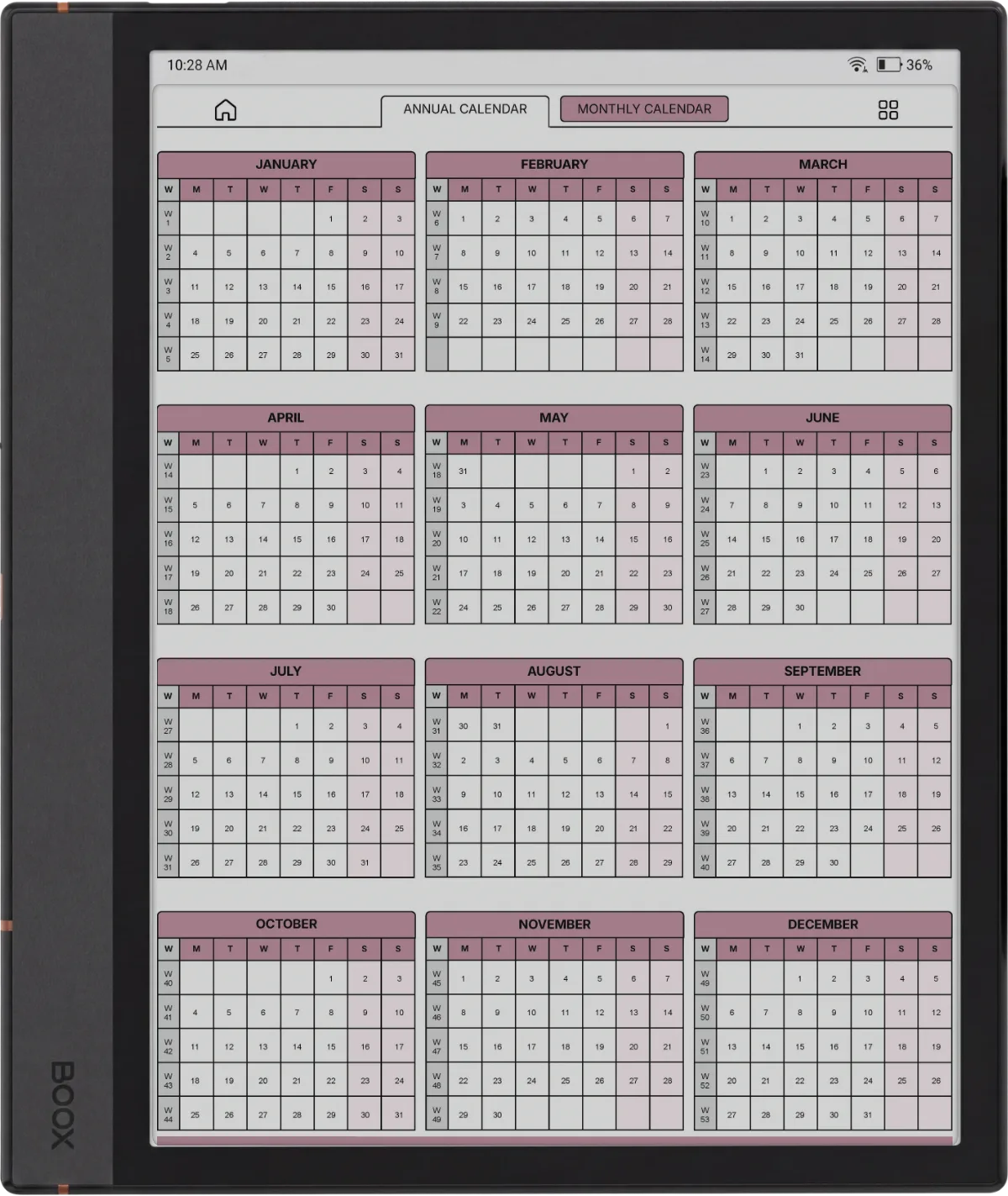 Boox Note Max Daybook Planner The Daybook page 4