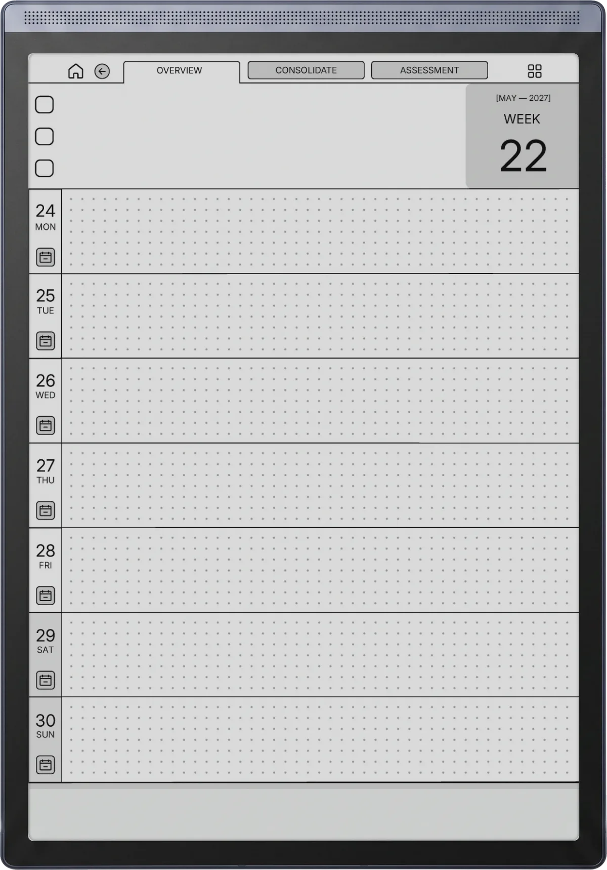 Daily Planner iFLYTEK AINOTE Air 2 page 1