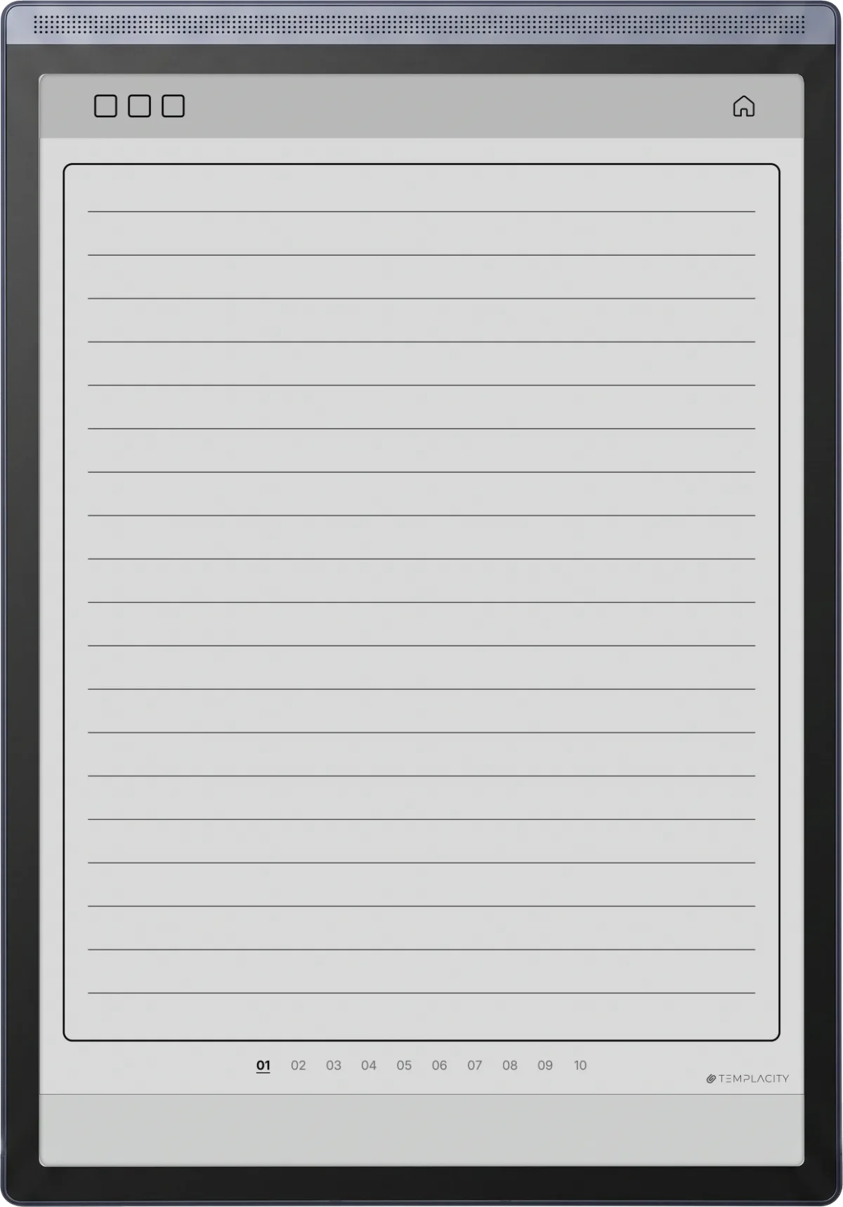 Notas para iFLYTEK AINOTE Air 2, Cuadernos infinitos, página 1