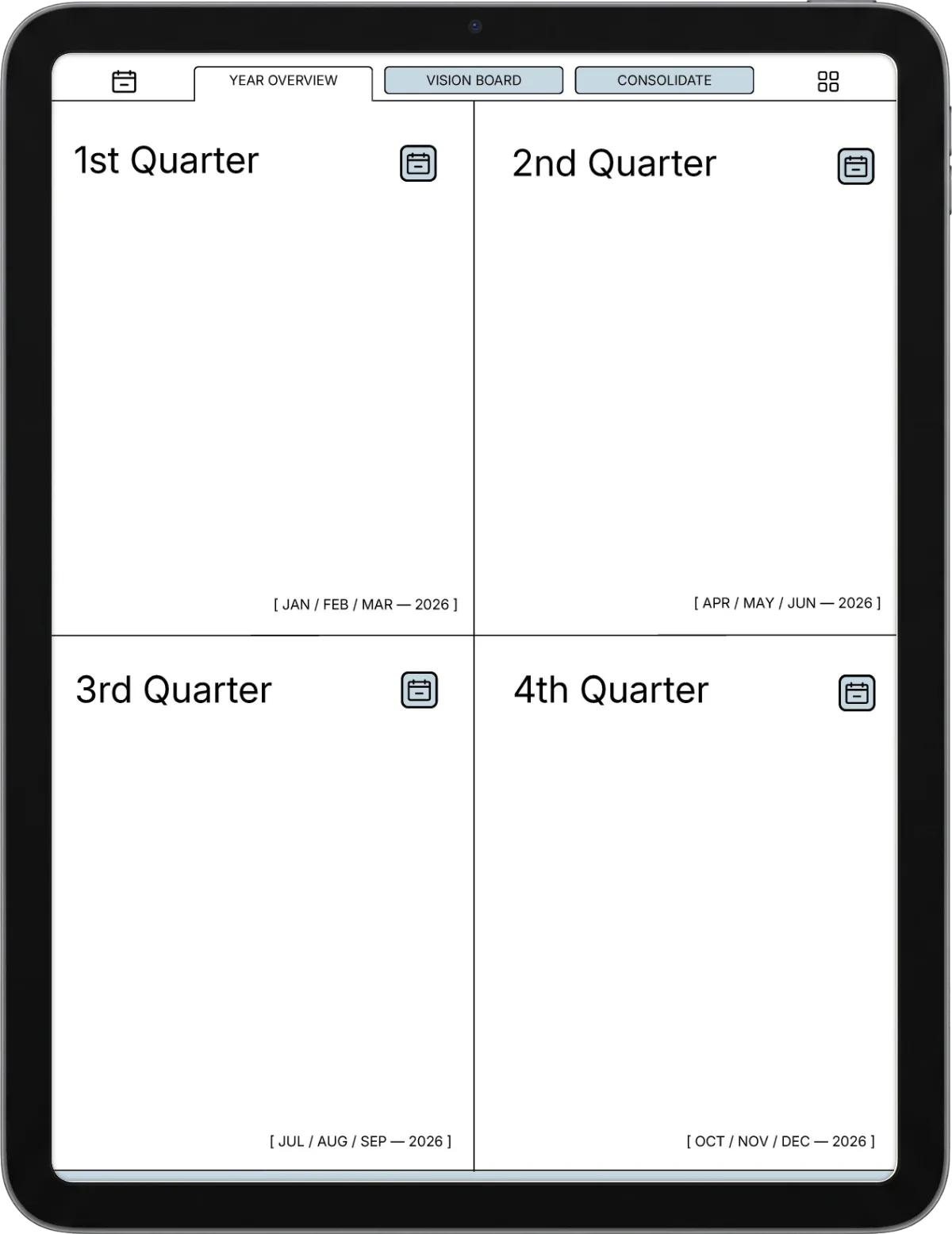 Daily Planner iPad page 2