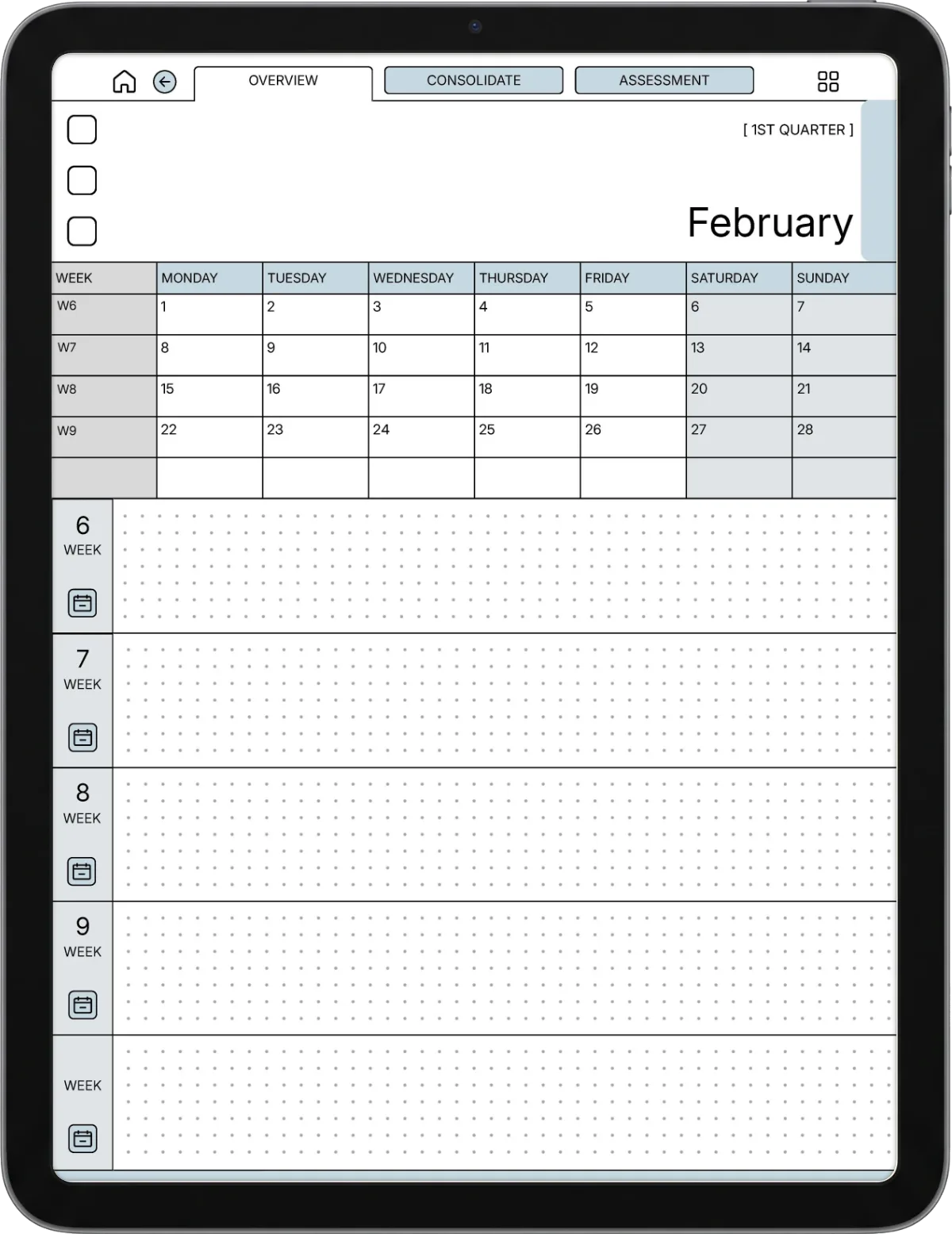 Daily Planner iPad page 3