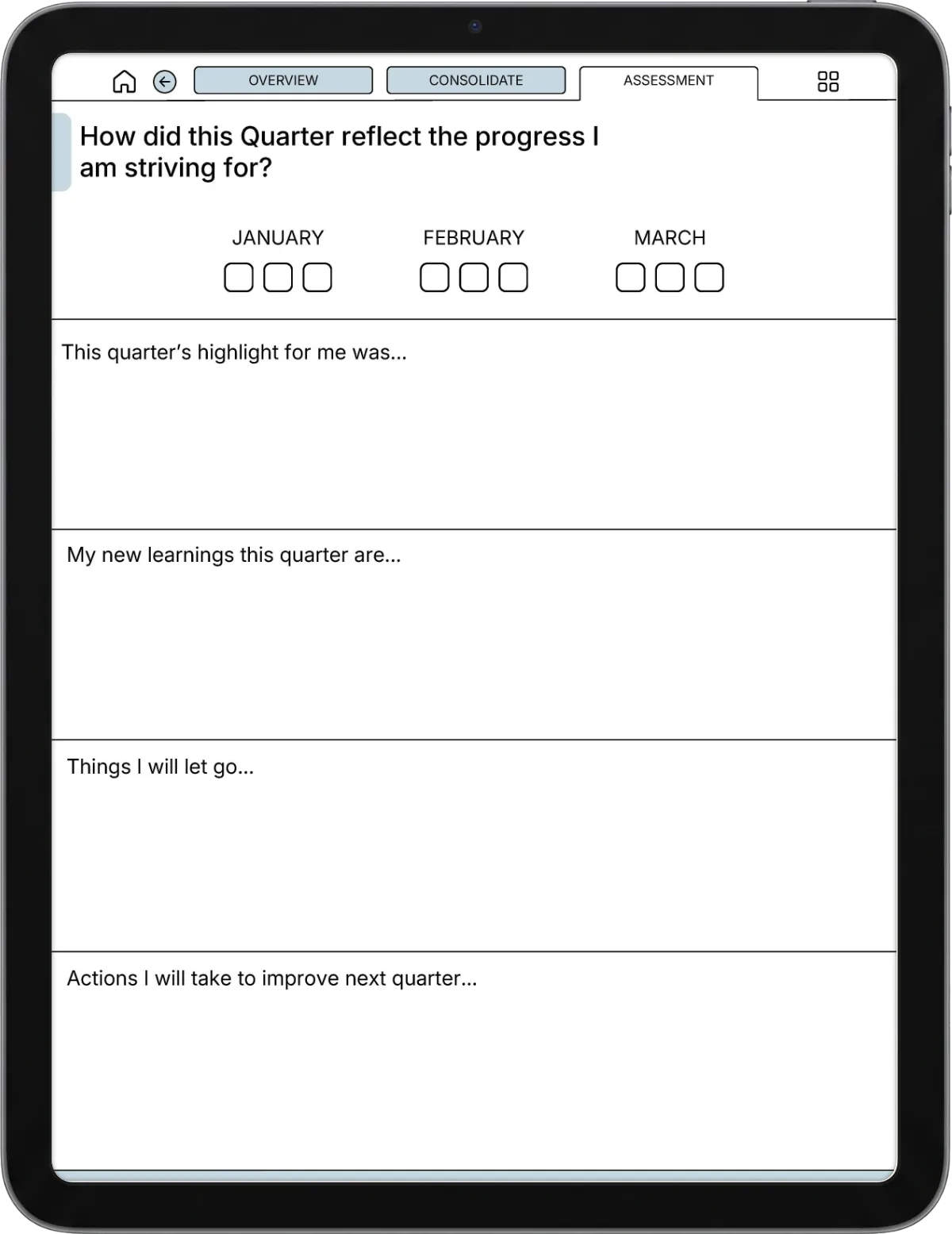 Daily Planner iPad page 5