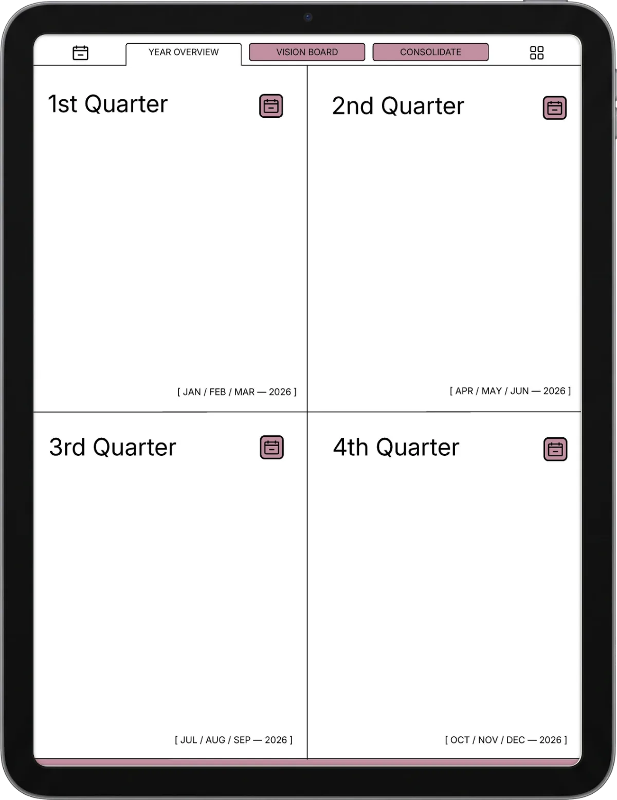 Daily Planner iPad page 2