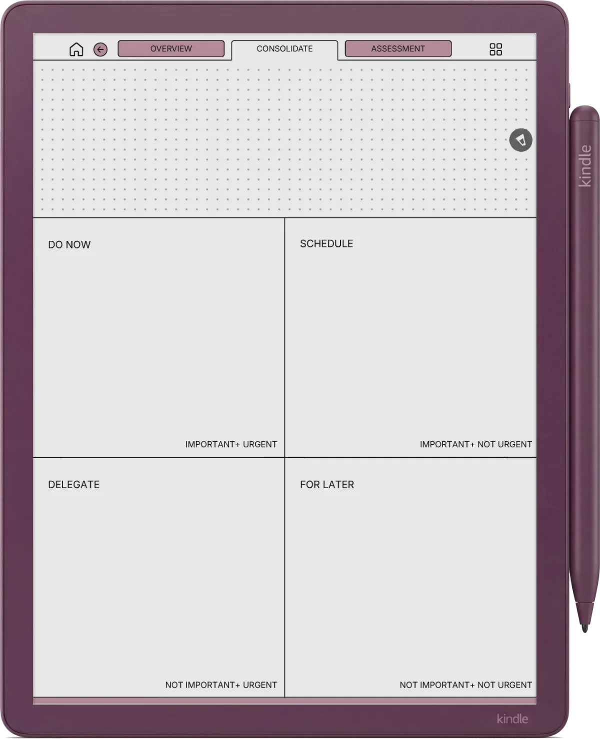 Daily Planner Kindle Scribe Colorsoft page 6