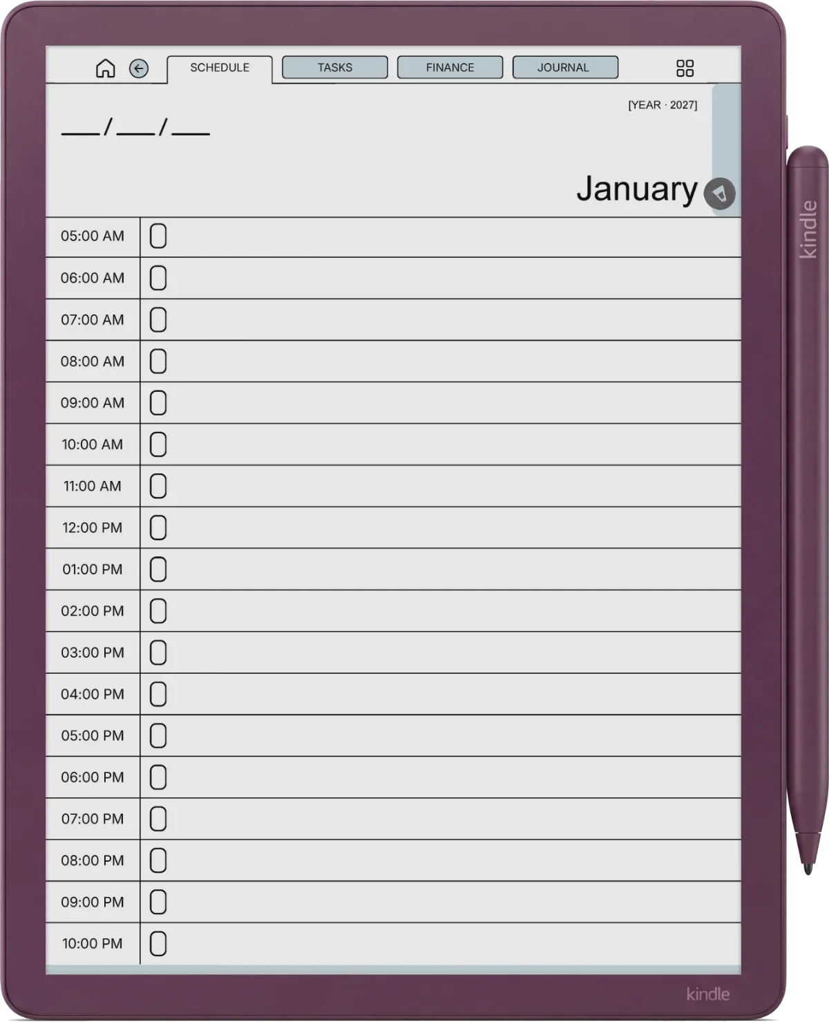 Kindle Scribe Colorsoft Daybook Planner The Daybook page 5