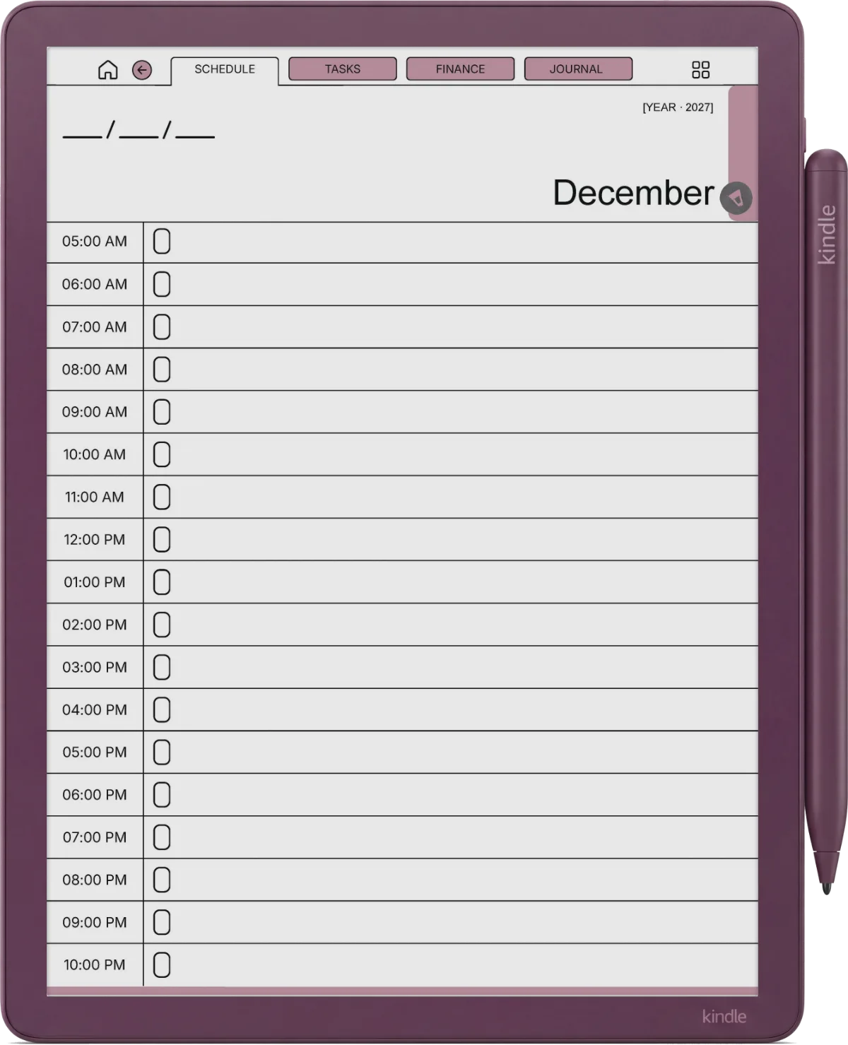 Kindle Scribe Colorsoft Daybook Planner The Daybook page 5