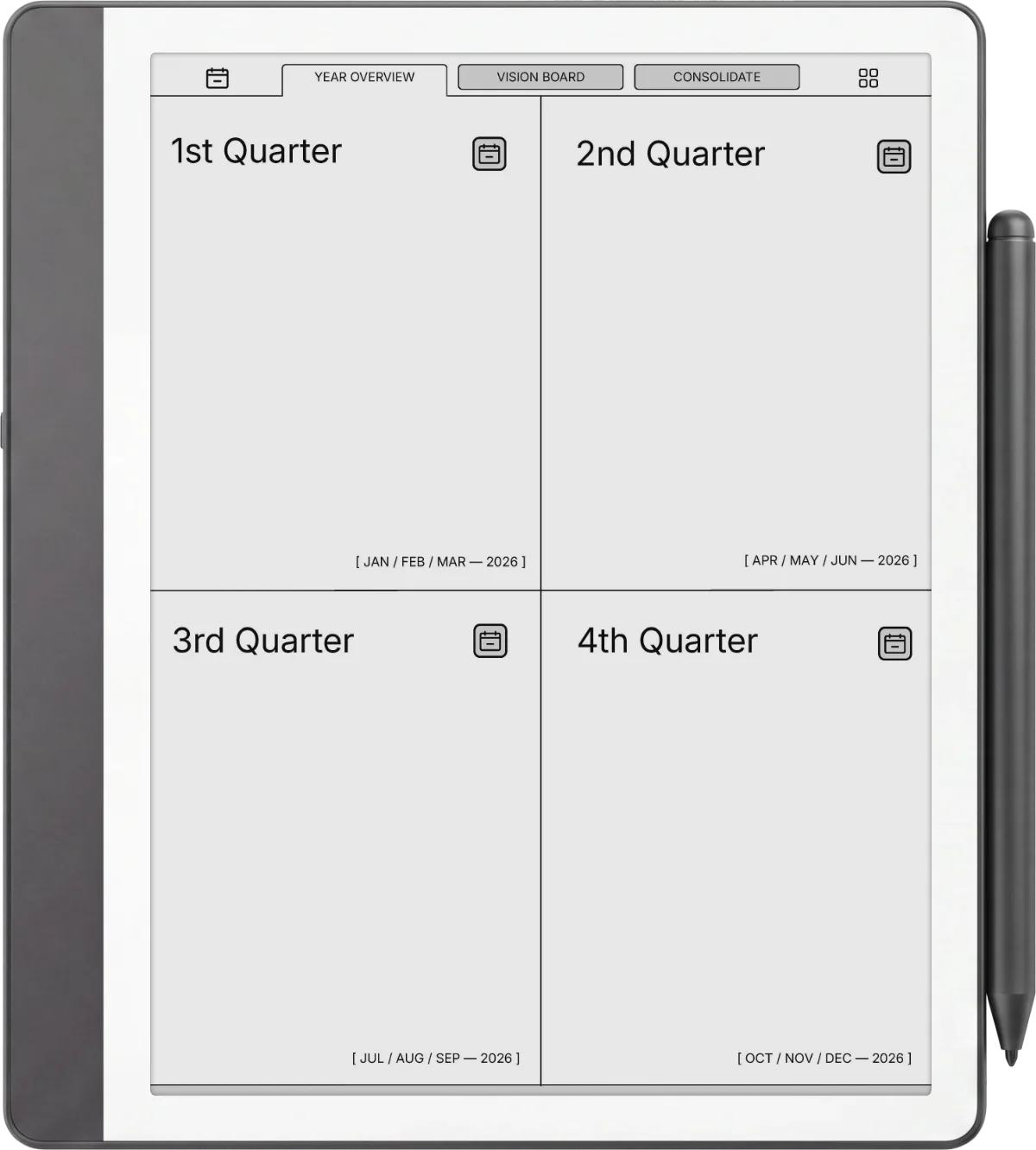 Kindle Scribe Daily Planner The Daily Planner page 2