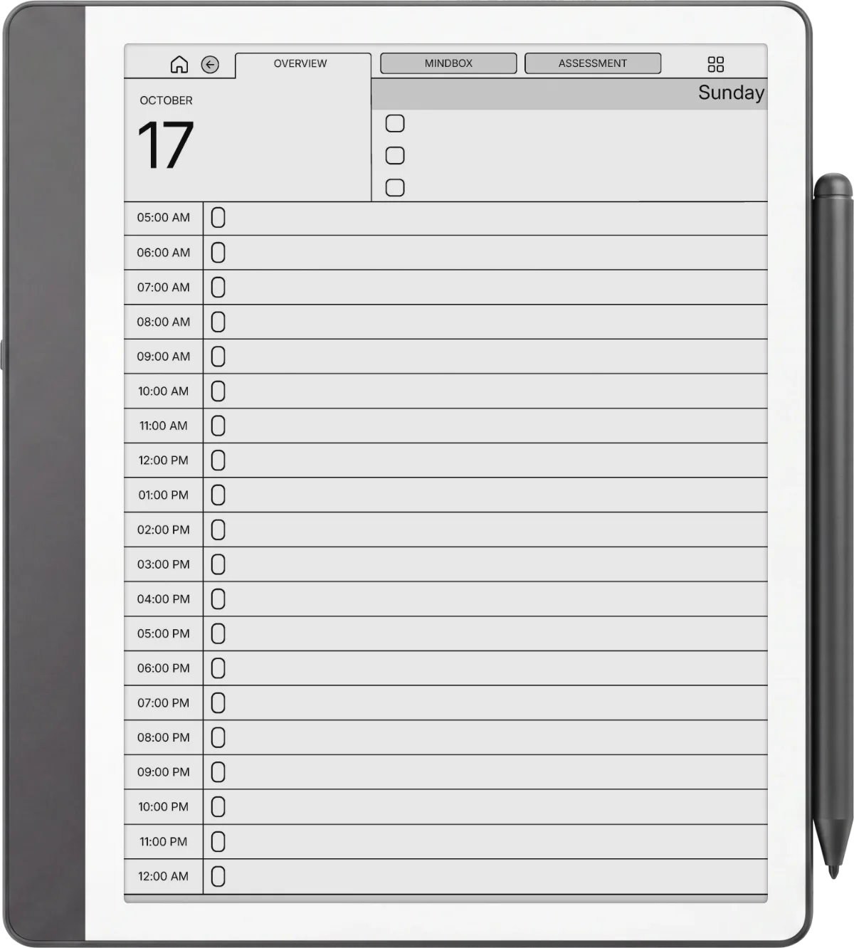 Kindle Scribe Daily Planner The Daily Planner page 4