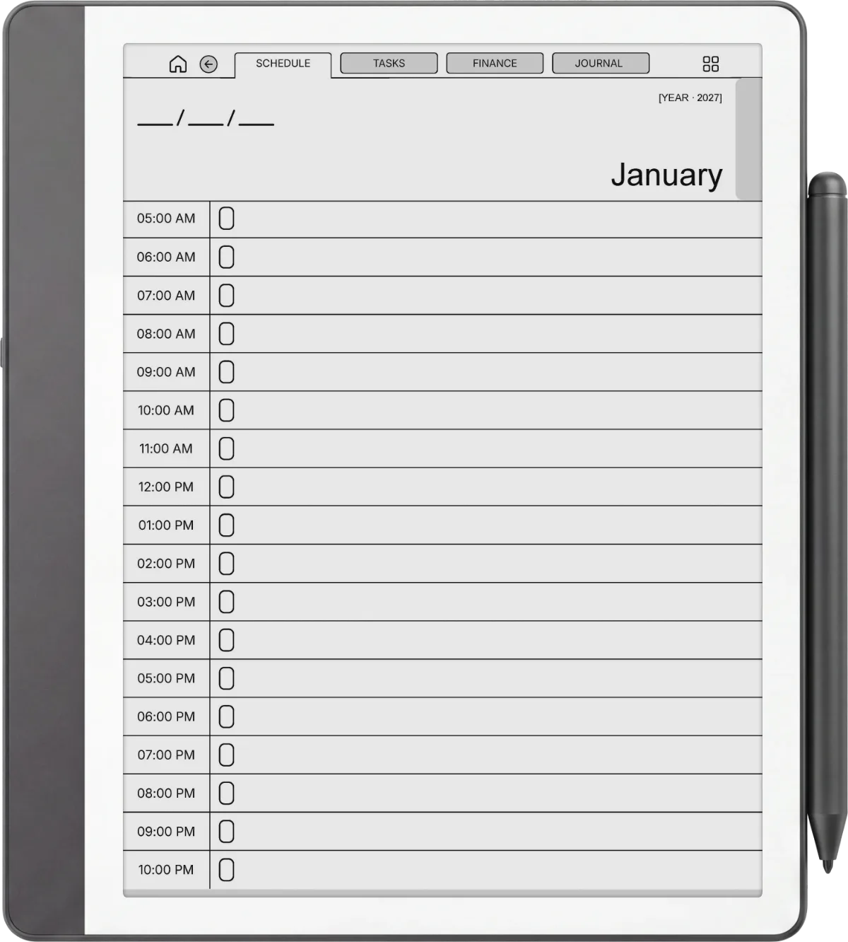 Kindle Scribe Daybook Planner The Daybook page 5