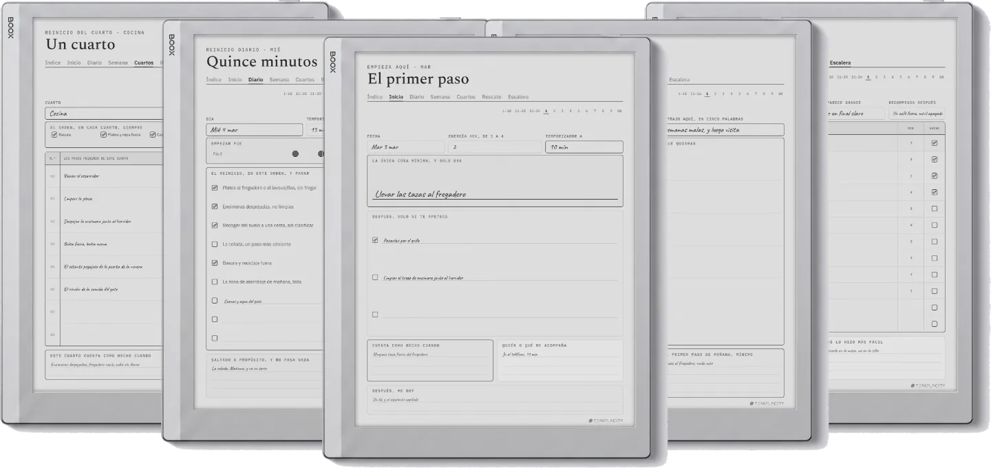 The Planner · Planificador de limpieza para TDAH