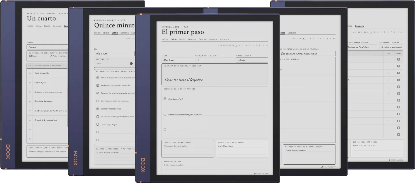 The Planner · Planificador de limpieza para TDAH