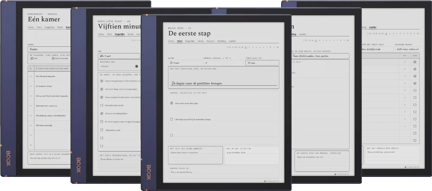 The Planner · ADHD-schoonmaakplanner