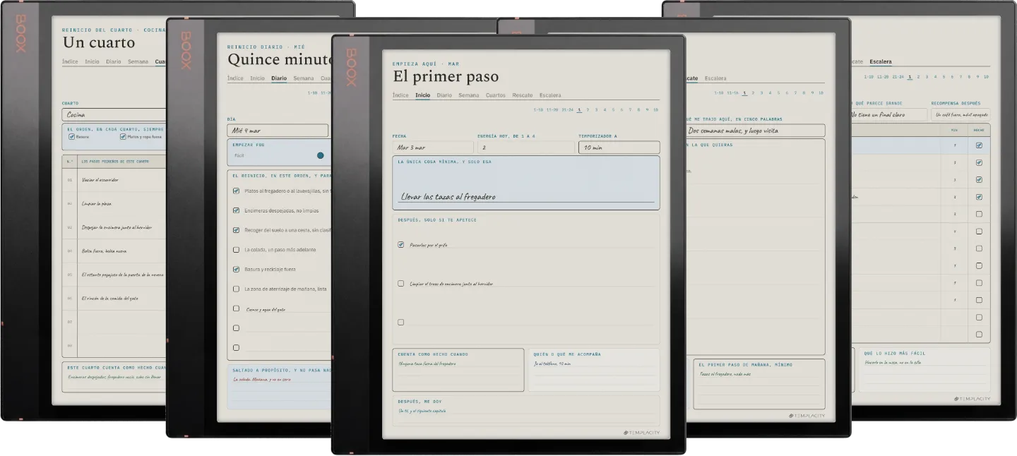 The Planner · Planificador de limpieza para TDAH