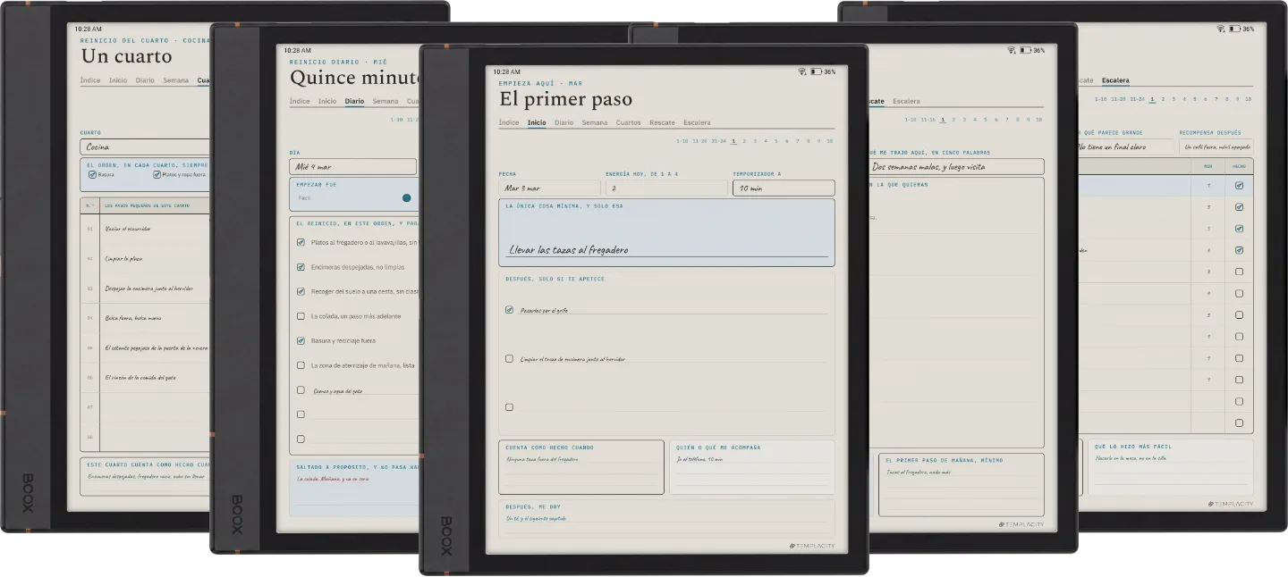 The Planner · Planificador de limpieza para TDAH
