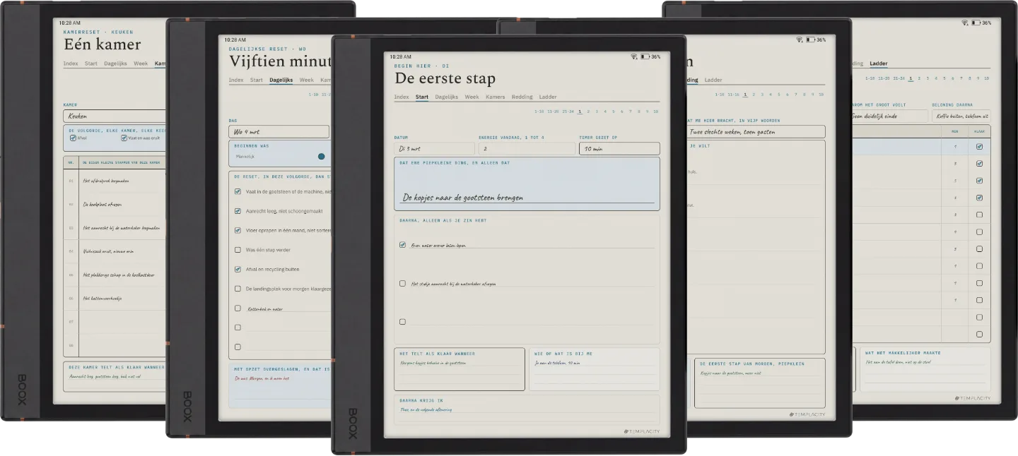 The Planner · ADHD-schoonmaakplanner