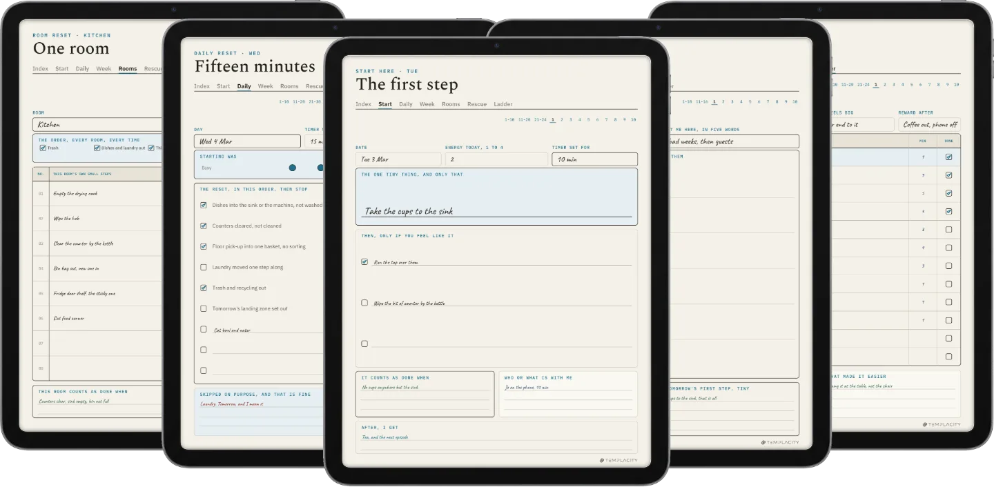 ADHD Cleaning Planner