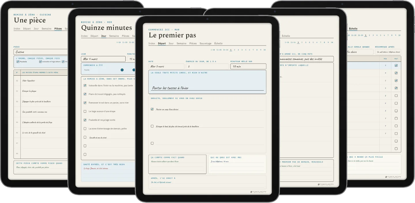 Planificateur de ménage TDAH