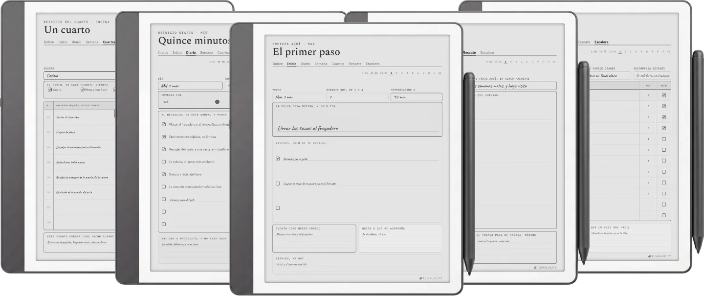Planificador de limpieza para TDAH