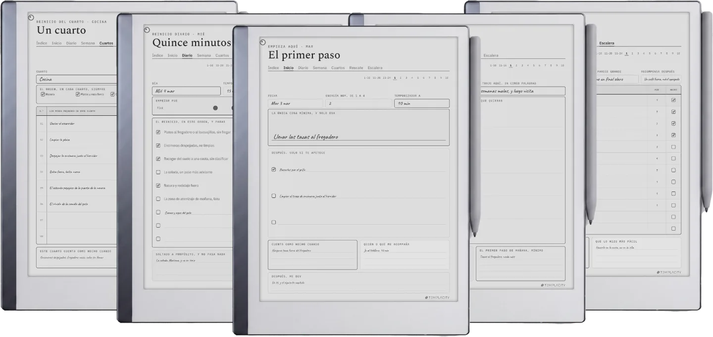 Planificador de limpieza para TDAH