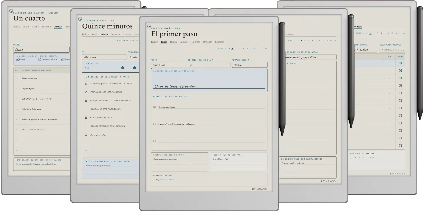 The Planner · Planificador de limpieza para TDAH