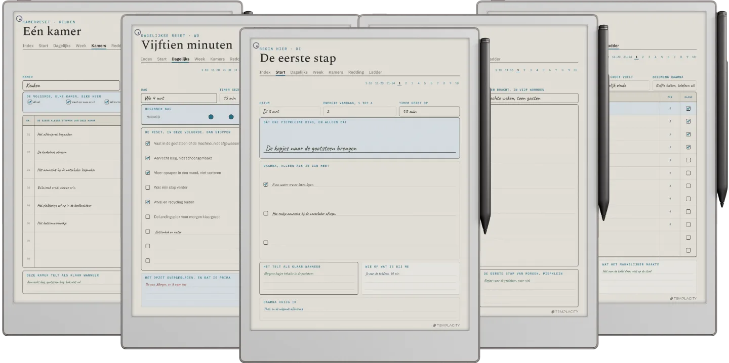 The Planner · ADHD-schoonmaakplanner