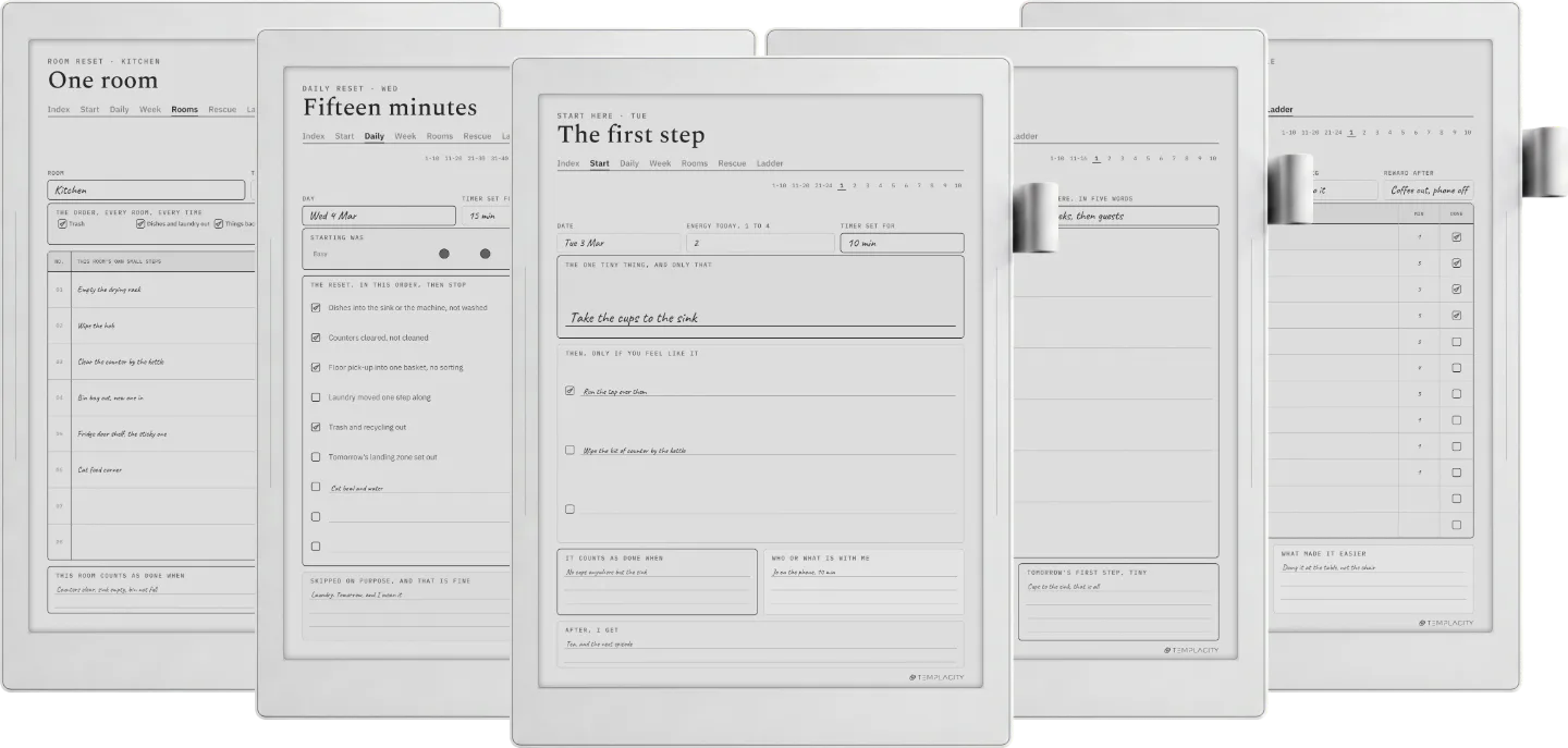 ADHD Cleaning Planner