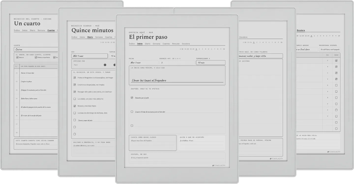 The Planner · Planificador de limpieza para TDAH