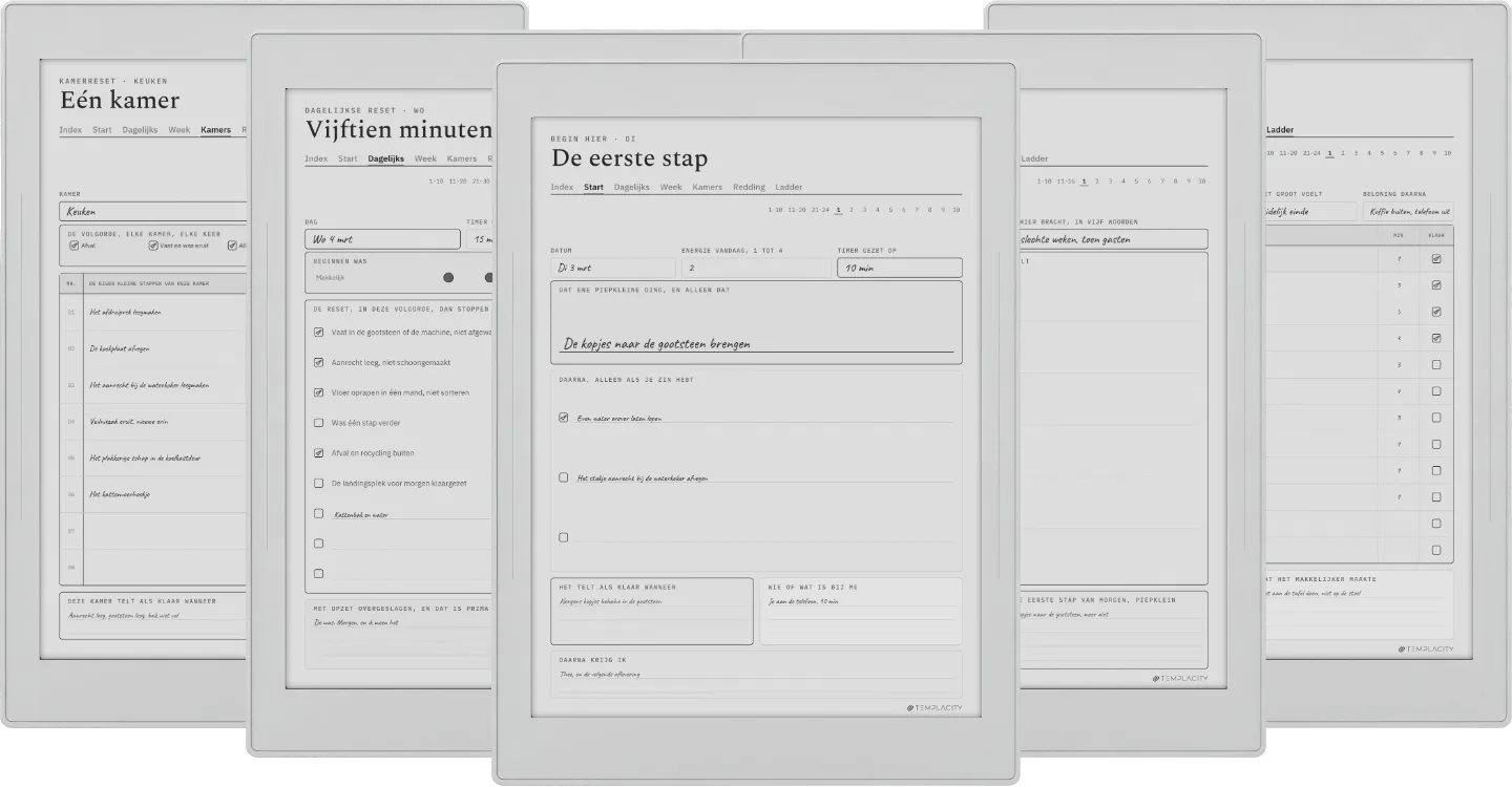 The Planner · ADHD-schoonmaakplanner