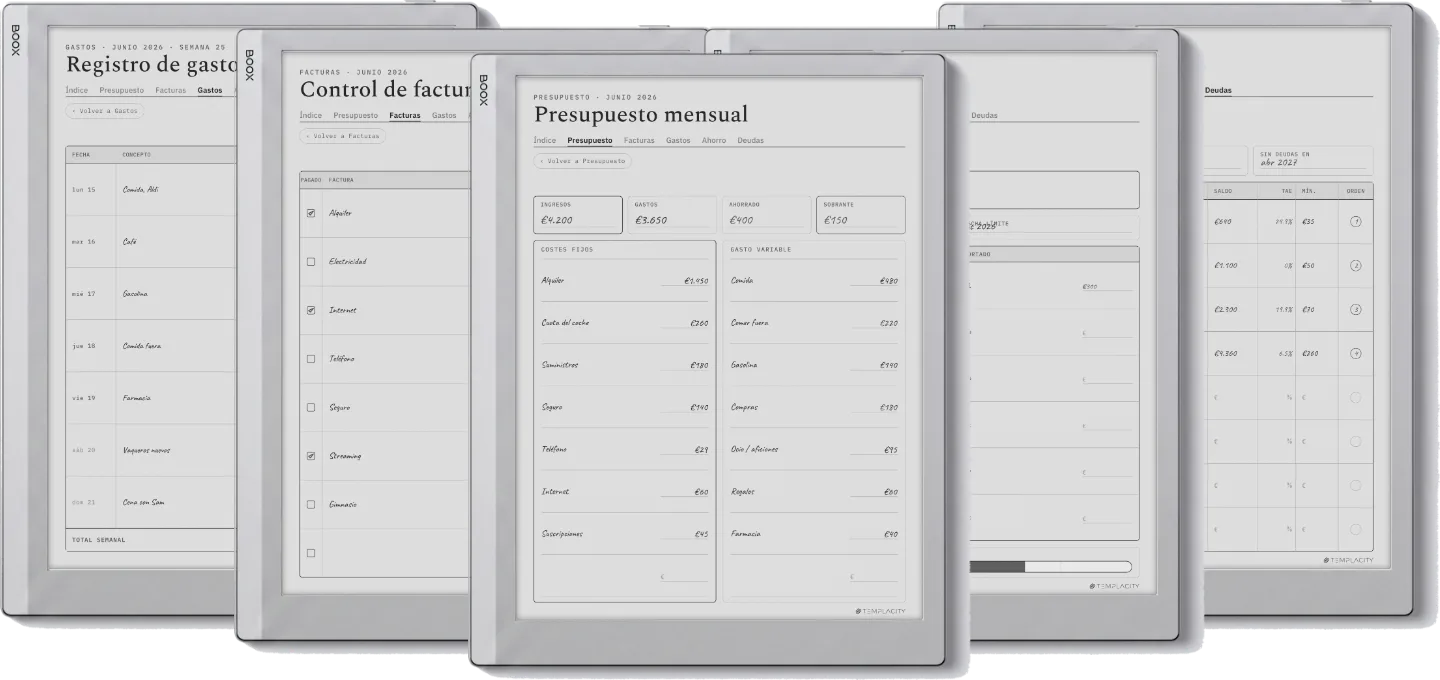 The Planner · Presupuesto