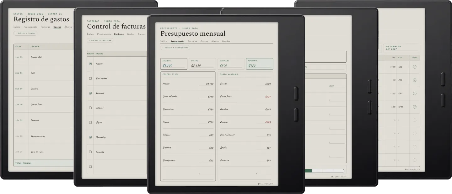 The Planner · Presupuesto
