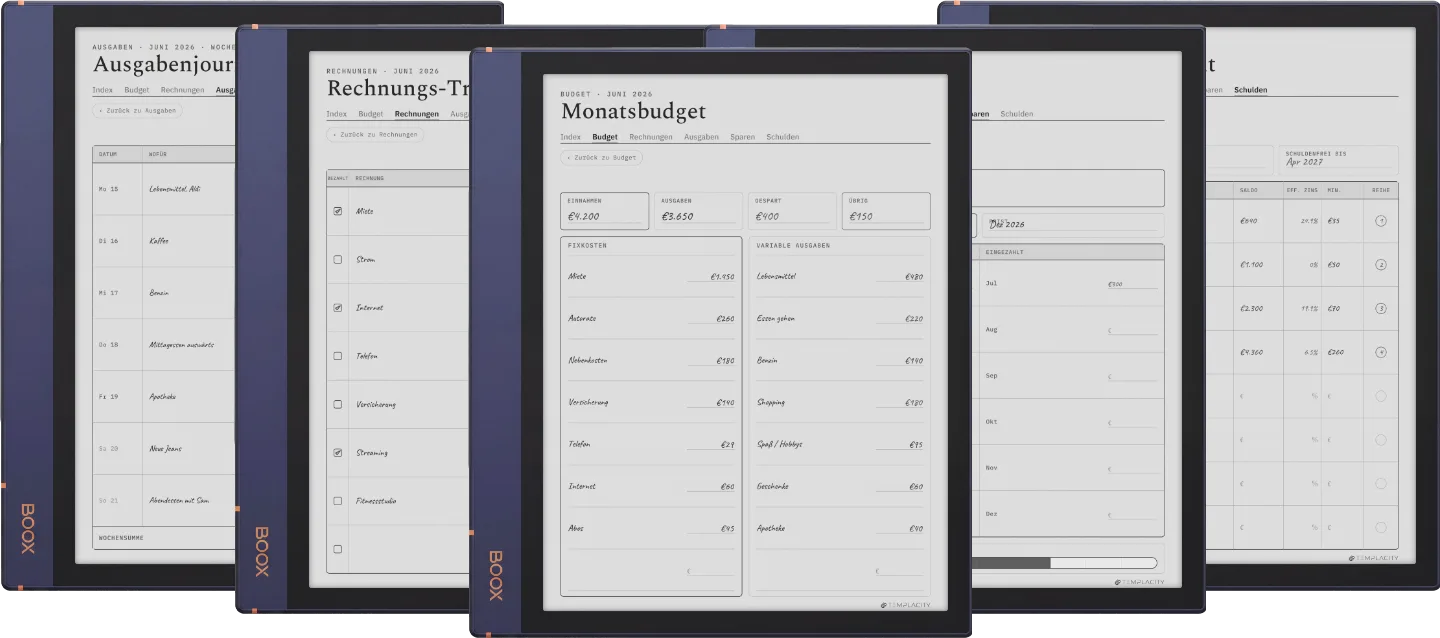 The Planner · Budget