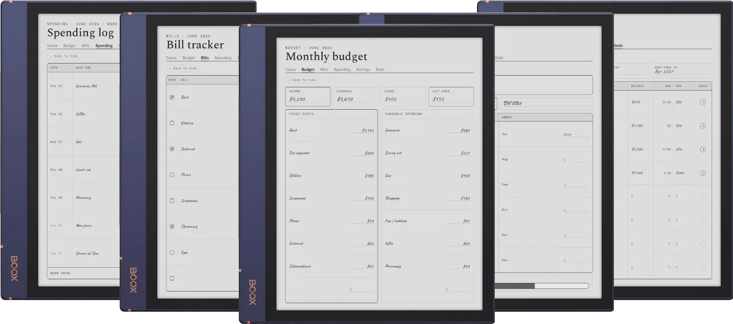 The Planner · Budget