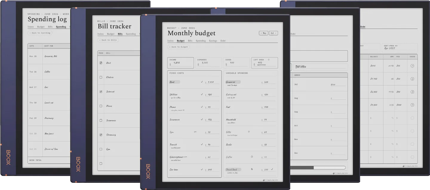 The Planner · Budget
