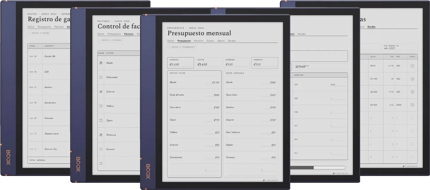 The Planner · Presupuesto