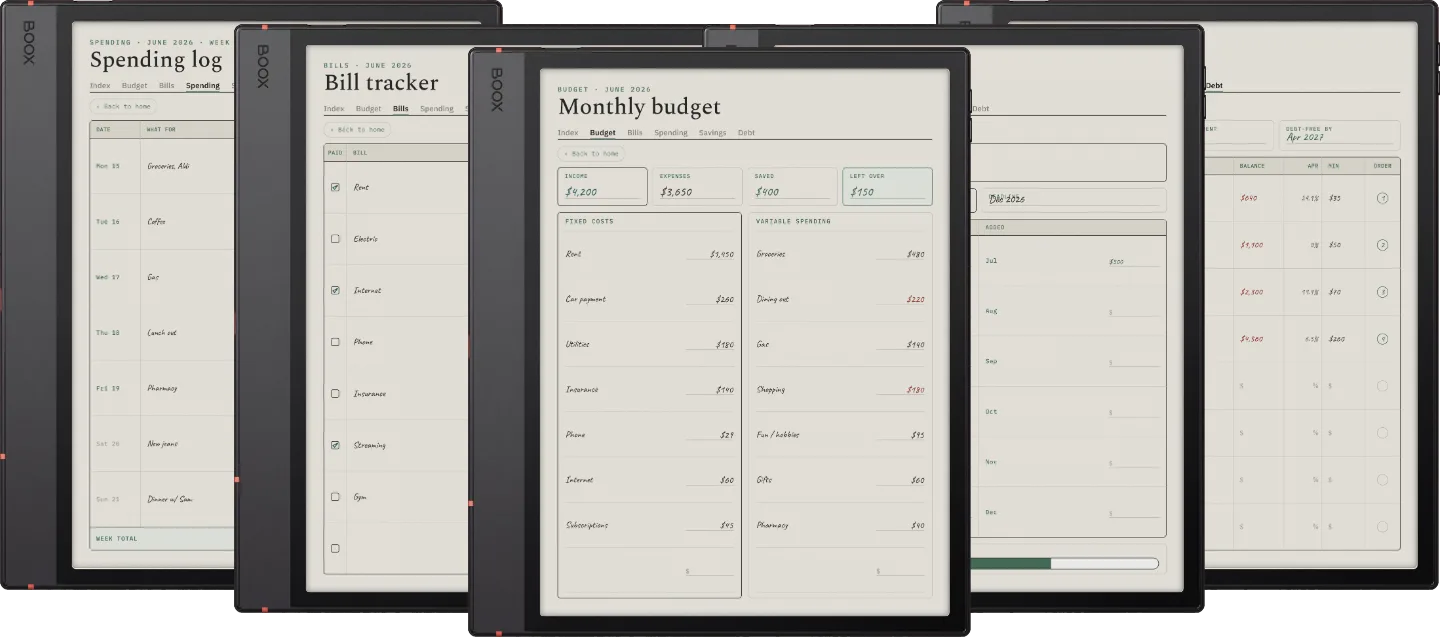 The Planner · Budget