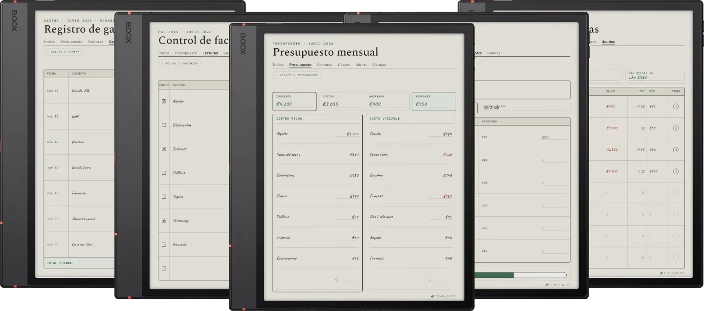The Planner · Presupuesto